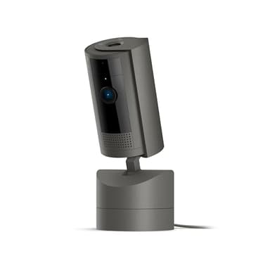 Ring Pan-Tilt Indoor Cam | See all around with 360° pan coverage, HD video, plus Two-Way Talk (2024 release) | Charcoal
