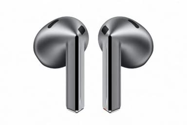 Samsung Galaxy Buds3, Wireless Bluetooth Earbuds with Adaptive Noise Control, Sweat and Water Resistance, AI translator, Adaptive EQ - Silver (CAD Version & Warranty)