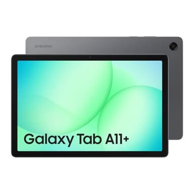 Samsung Galaxy Tab A11+ (CAD Version & Warranty) - Gray 128GB, 11" Android Tablet, External Storage Support, Headphone Jack, 25W Fast Charging