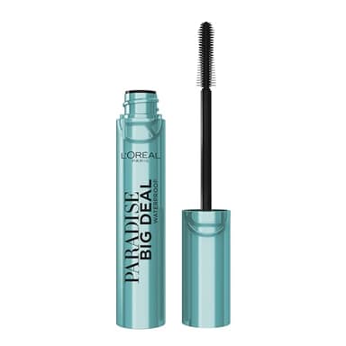 L'Oréal Paris Paradise Big Deal Volumizing Mascara, Buildable & Lengthening Mascara, No Clumps, Lightweight, Black Waterproof 10.9 ml