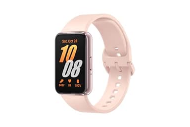 Samsung Galaxy Fit3, 1.6" AMOLED Display, 13 Days Battery Charge, Sleep Monitoring, Fall Detection - Pink Gold (CAD Version & Warranty)