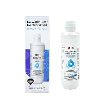 LG LT1000P ADQ74793501/AGF80300704/AGF80300705 6 Month / 200 Gallon Capacity Refrigerator Water Filter Replacement (NSF42, NSF53, and NSF401)
