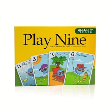 Play Nine - The Card Game of Golf, Best Card Games for Families, Strategy Game for Couples, Fun Game Night Kids, Teens and Adults, The Perfect Golf Gift